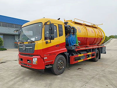 国六东风天锦清洗吸污车
