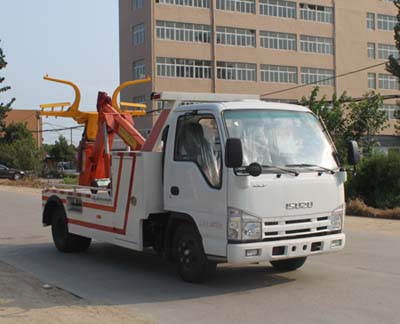 庆铃五十铃拖吊连体清障车